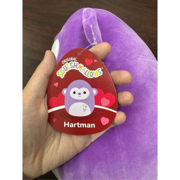 NWT Hartman Purple Monkey 11 Inch Squishmallows Plush - Picture 4 of 5